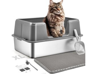 Kattenbakvulling van roestvrij staal