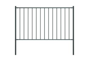 Gepantserd Staal Hekpaneel Antraciet 1,7x0,75m - 34% Korting!