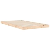 vidaXL Bedframe massief grenenhout 100x200 cm