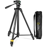 Compact Fotostatief met 3-Weg Kop & 60% Korting