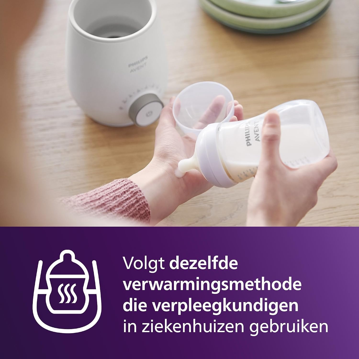 Flessenwarmer Babyvoeding | Verwarmt in 3 min | Ongebruikt (36% Korting!)
