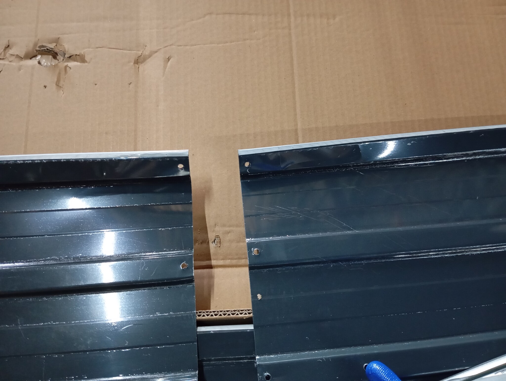 vidaXL Plantenbak verhoogd 320x40x77 cm gegalvaniseerd staal antraciet