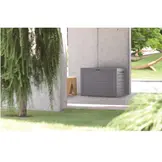 Prosperplast Universele Tuinbox 280L - Afsluitbare Opbergbox met Houtlook - Bruin