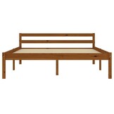 vidaXL Bedframe massief grenenhout honingbruin 140x200 cm