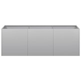 vidaXL Plantenbak 120x40x40 cm gegalvaniseerd staal