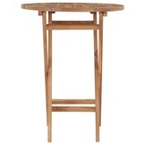 vidaXL Tuintafel inklapbaar 60 cm massief teakhout