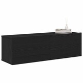 vidaXL TV-kast 2 pcs Zwart 100 x 30 x 30 cm Bewerkt hout