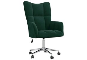 Comfortabele Relaxstoel Fluweel Donkergroen - 57% Korting!