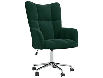VidaXL Relaxstoel Fluweel Donkergroen - 41% Korting