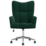 VidaXL Relaxstoel Fluweel Donkergroen - 41% Korting