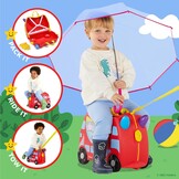 Trunki Kindertrolley Peppa Pig Rood - 47 x 32 x 21 cm