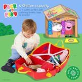 Trunki Kindertrolley Peppa Pig Rood - 47 x 32 x 21 cm