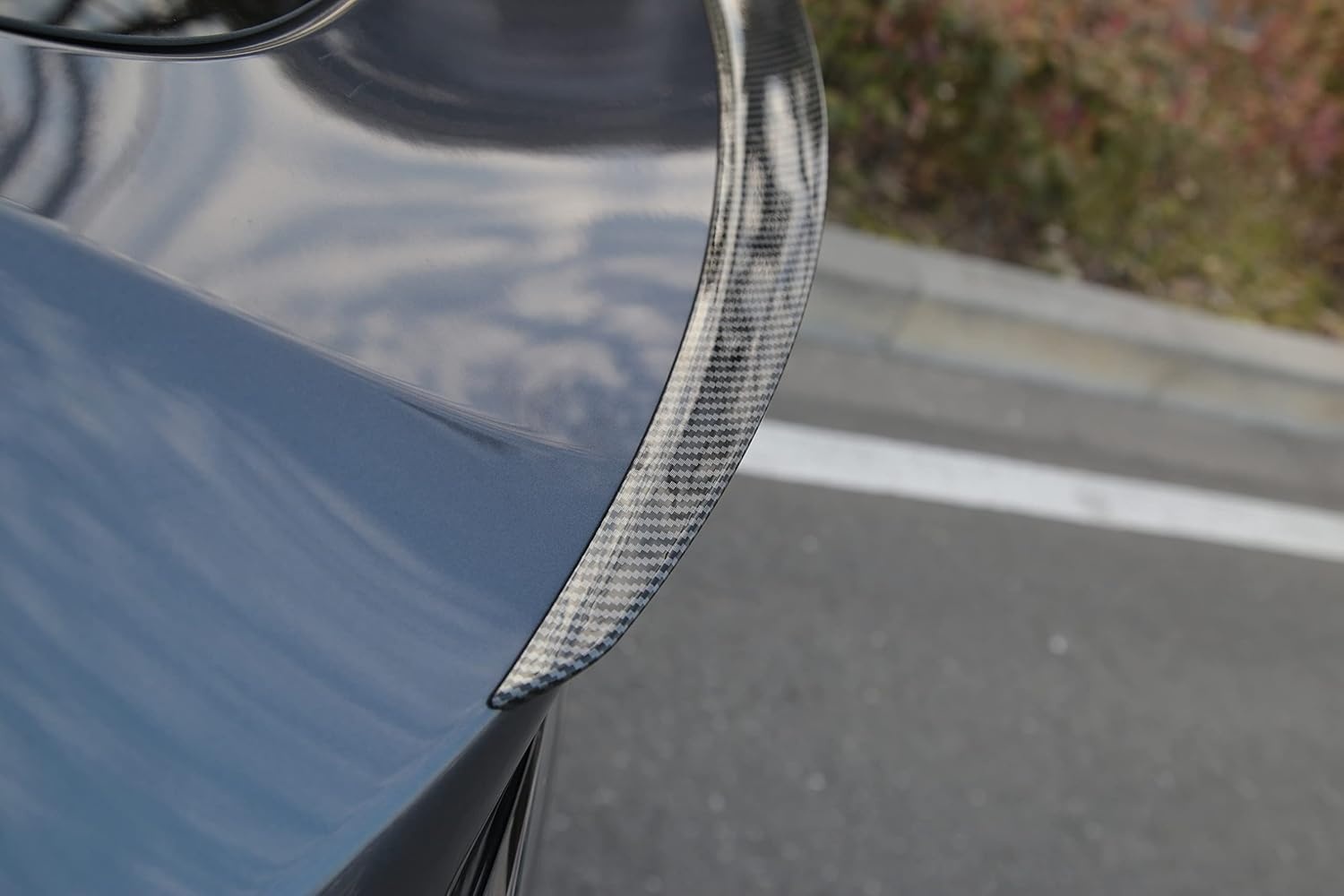Glinsterzwarte ABS Achterspoiler (57% Korting) voor Tesla Model 3 (2018-2023)