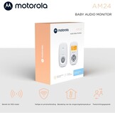 Audio Babyfoon AM24 Wit | DECT Technologie | 57% Korting
