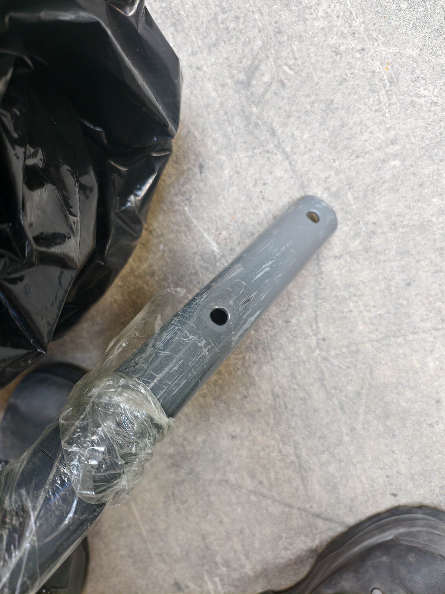 Hangstoel - ei stoel - met grijze standaard & kussens - tot 125kg