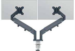 Dubbele Monitor Arm | Ruimtebesparend & Ergonomisch | 72% Korting