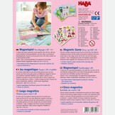 HABA 7392 - magneetspelbox aantrekkoppop Lilli | Afwisselende magnetische puzzel rond de schattige pop Lilli | In praktische metalen box, multicolor