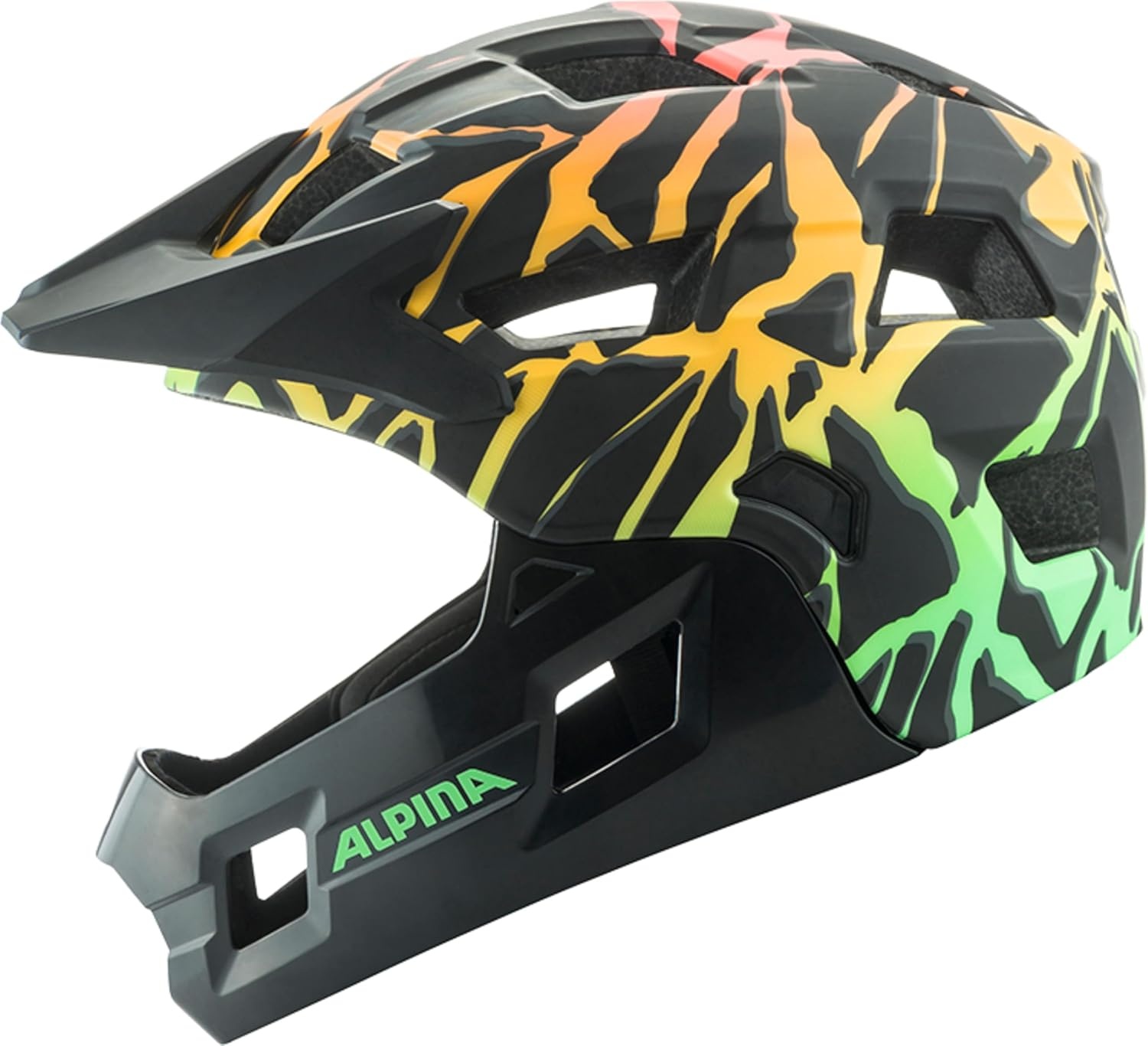 Alpina Rupi kinderhelm Fading/Neon Matt - maat 50-55 cm