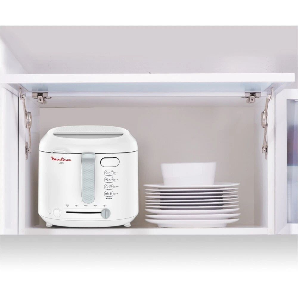 Tefal FF2031 Uno M Friteuse 1470 Watt Wit met Kijkvenster