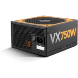 NOX Urano VX 750W Bronze Edition ATX Black, Orange Power Supply (750W, 200-240, 47-63, Active, 130W, 744W)