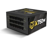 NOX Urano VX 750W Bronze Edition ATX Black, Orange Power Supply (750W, 200-240, 47-63, Active, 130W, 744W)