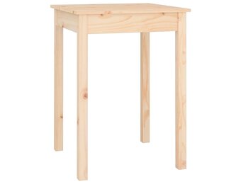 vidaXL Eettafel 55x55x75 cm massief grenenhout