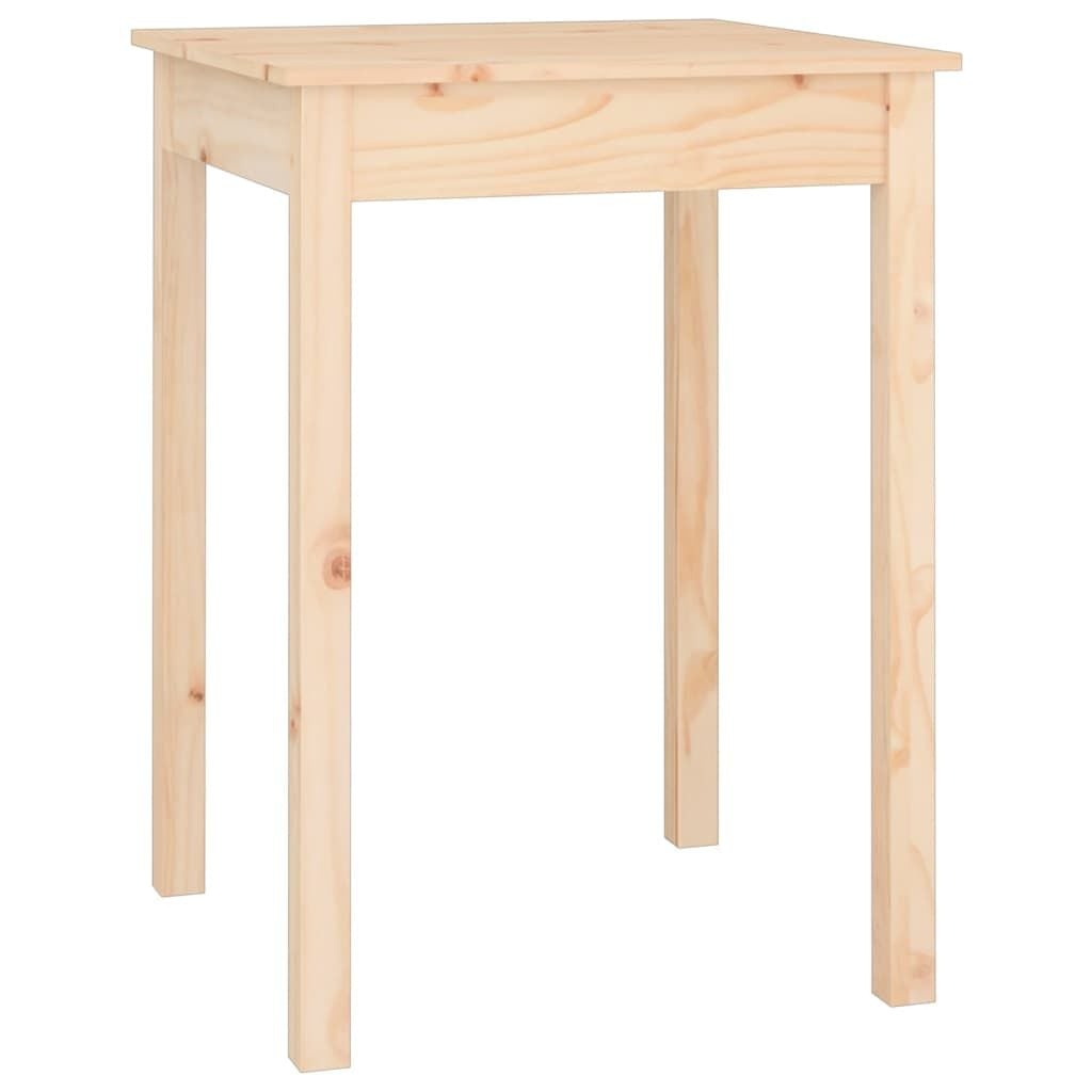 vidaXL Eettafel 55x55x75 cm massief grenenhout