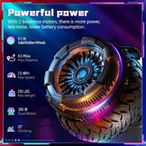 Hoverboard 8.5 Inch Bluetooth LED Light Powerful Motor, Suitable for Adults and Children