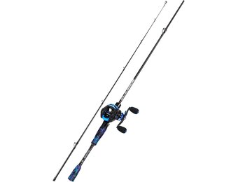 Sougayilang MX-2 Casting Rod and Bait Cast Reel Combo, 1.8m/2.1m Baitcaster Combo - Predator Fishing Set for Pike, Perch, Zander