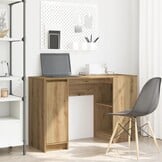 vidaXL Bureau 120x42x76 cm spaanplaat ambachtelijk eikenkleurig