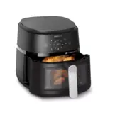 Philips NA231/00 Airfryer 1700W met 6,2 liter inhoud Zwart en Zilver