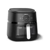 Philips NA231/00 Airfryer 1700W met 6,2 liter inhoud Zwart en Zilver