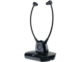 CGV DOLFIN ONYX Draadloze Stethoscoop-Hoofdtelefoon voor TV - Zwart