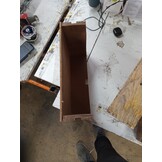 vidaXL Nachtkastje wandgemonteerd 40x30x13,5 cm massief mangohout