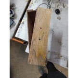 vidaXL Nachtkastje wandgemonteerd 40x30x13,5 cm massief mangohout