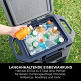 Ninja FrostVault Koelbox 28 Liter - Slate Grey - Houdt ijs tot 5 dagen koel