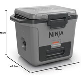 Ninja FrostVault Koelbox 28 Liter - Slate Grey - Houdt ijs tot 5 dagen koel