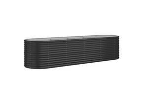 Gepococoat Stalen Plantenbak 296x80x68 cm Antraciet - 34% Korting