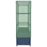vidaXL Plantenbak verhoogd met kashoes 160x40x138 cm rattanlook