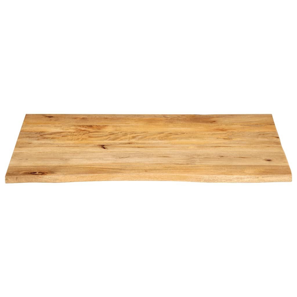 vidaXL Tafelblad met natuurlijke rand 110x80x3,8 cm massief mangohout