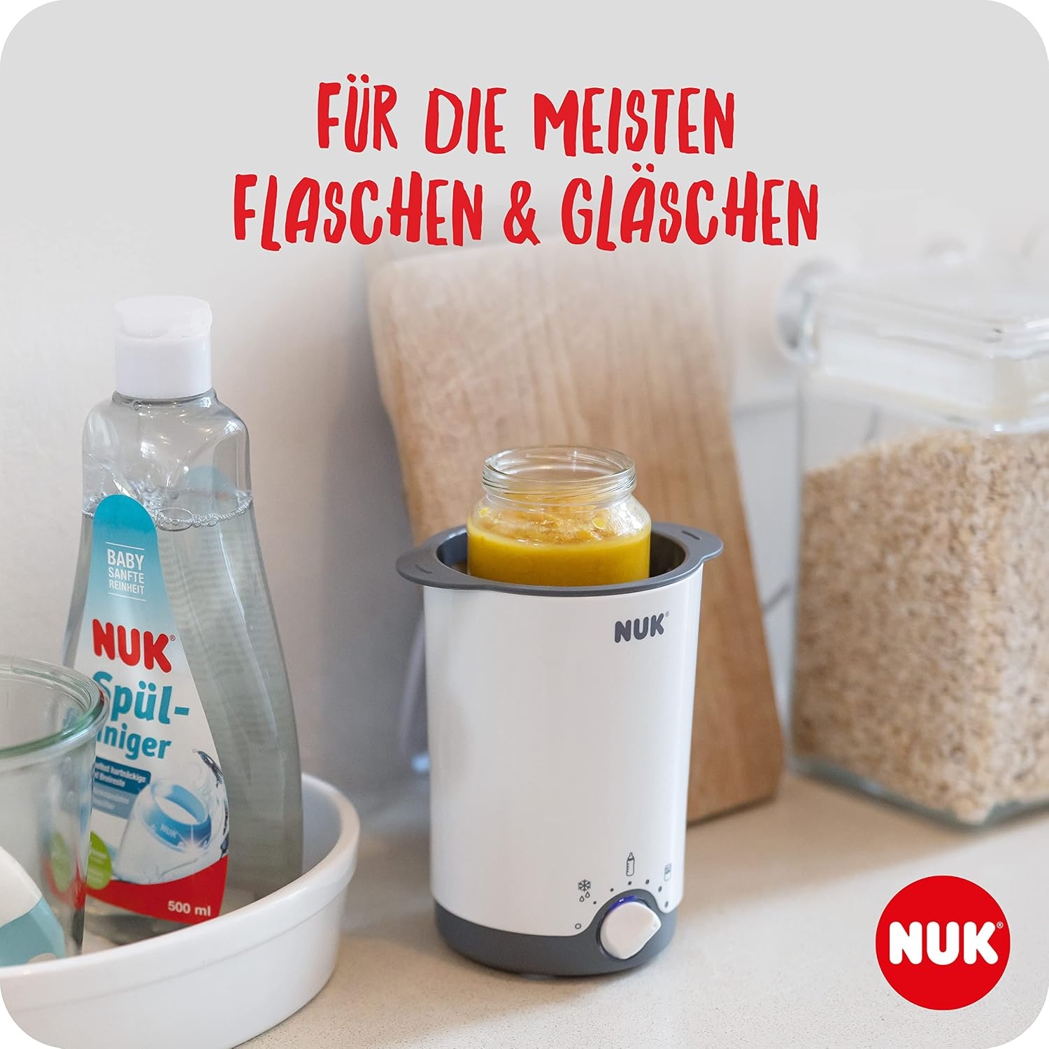 Flessenwarmer 3-in-1 (Wit) - Behoudt Vitamines - 56% Korting!