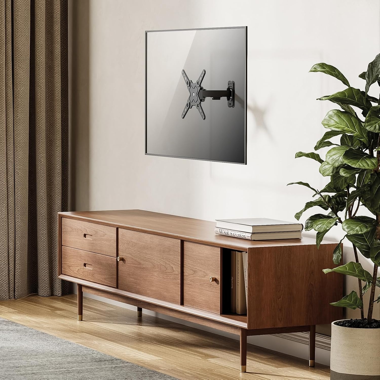 VALUE TV-muurbeugel, 2 draaipunten, 33-109 cm, tot 20 kg