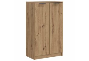 Schoenenkast Bewerkt Hout Artisanaal Eiken 59x35x100,5 cm - 34% Korting