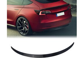 Gerecyclede Performance Achterspoiler Glanzend Zwart Tesla Model 3 (2018-2023) - 53% Korting