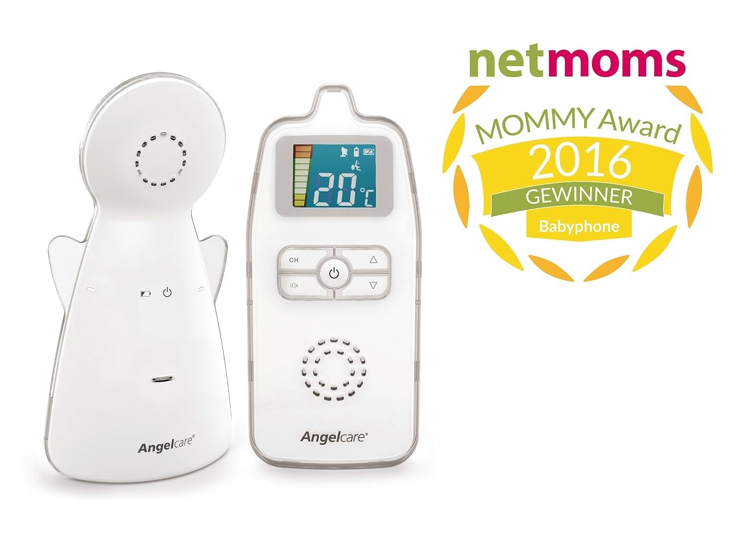 Audio babyfoon met temperatuurweergave | 60% Korting