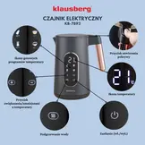 Klausberg KB-7892 Elektrische Waterkoker 1,7L met LED en Temperatuurregeling