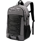 Grijze Rugzak 25L: Ideaal voor Wandelen & Laptop tot 16" - 57% Korting