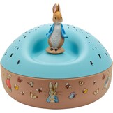 TROUSSELIER - Peter Rabbit. - Nachtlampje - Ideaal cadeau voor kinderen - Muzikale sterrenprojector - Draaibaar figuur - Batterijen inbegrepen
