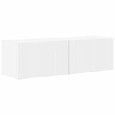 vidaXL TV Wandkast 2 pcs Wit 60 x 31 x 29.5 cm Bewerkt hout
