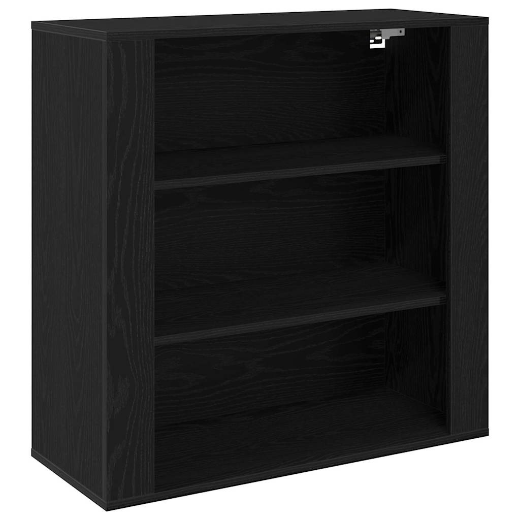 Wandkast Zwart Eiken 80x33x80cm - 71% Korting!